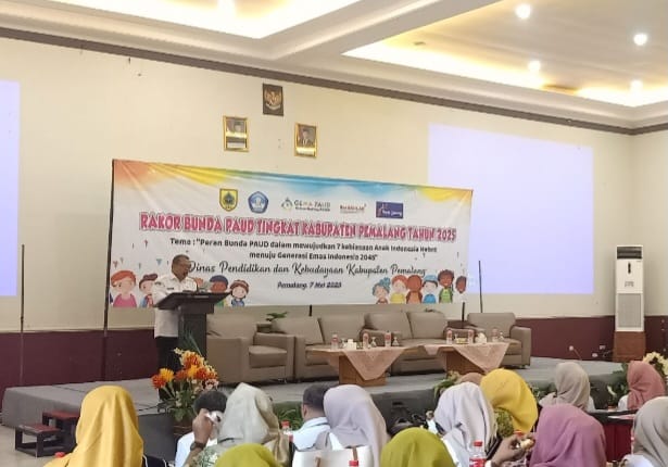 Rakor Bunda PAUD Kabupaten Pemalang 2025 Tegaskan Komitmen Menuju Generasi Emas Indonesia 2045