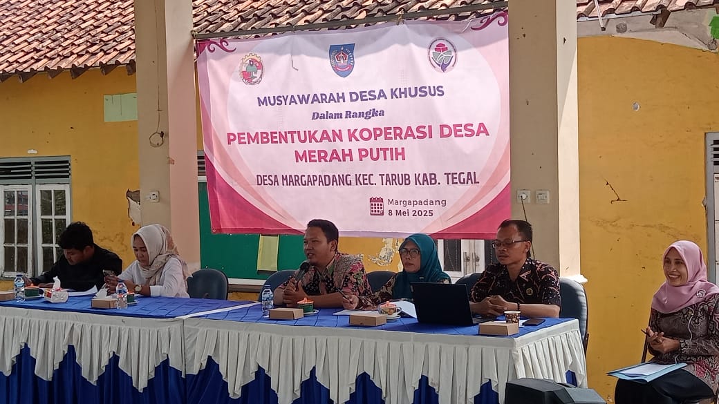 Pembentukan Pengurus Koperasi Merah Putih Desa Margapadang Kecamatan Tarub
