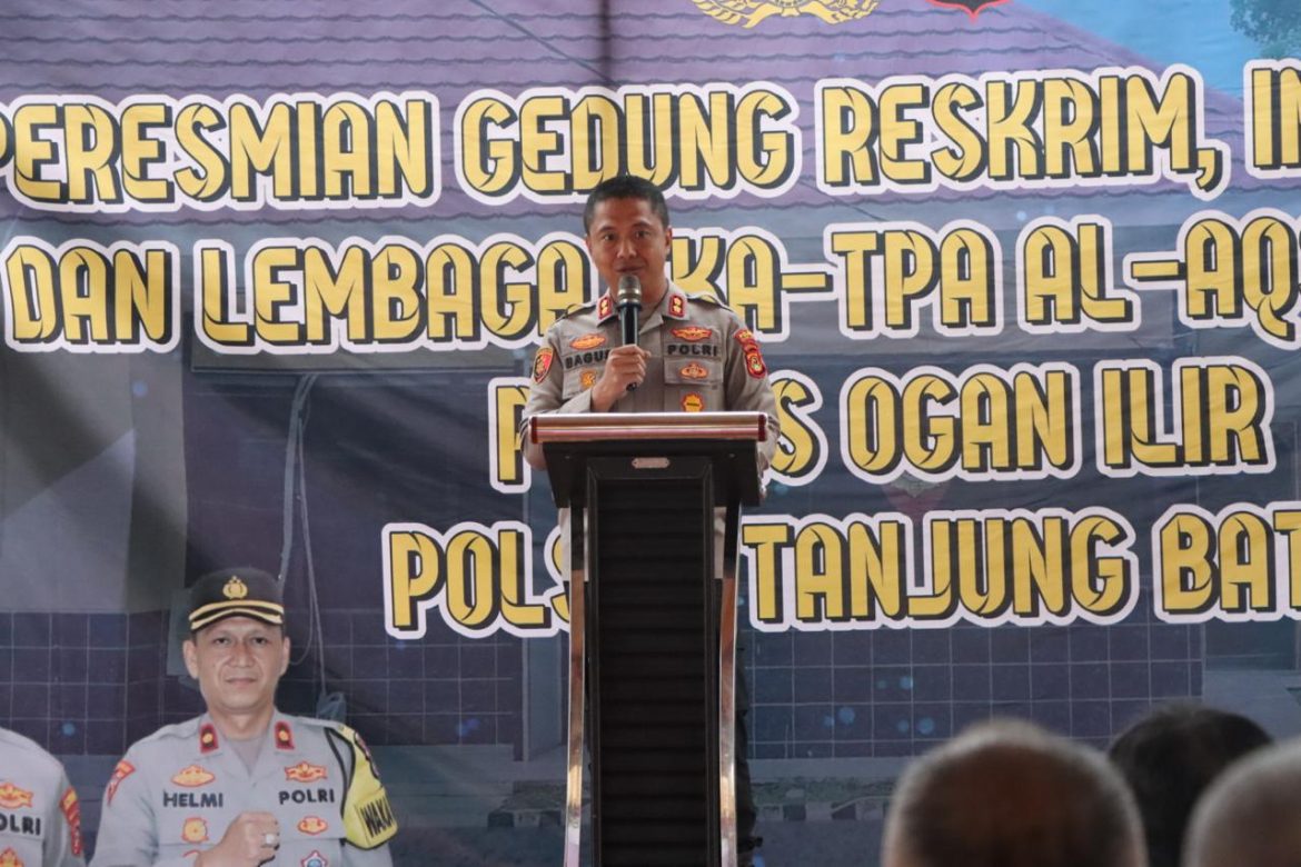 Pertama Kali di Sumsel, Polres Ogan Ilir melalui Polsek Tanjung Batu Buka TKA, TPA, dan TPQ — Jalin Kerja Sama dengan BKPRMI Guna Pembinaan Karakter Anak Usia Dini, Sekaligus Resmikan Tiga Gedung Ikonik Pelayanan Polri