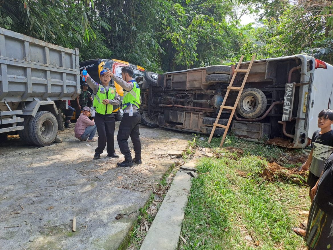 Kecelakaan Dua Bus di Kaliangkrik, Polresta Magelang Lakukan Penyelidikan