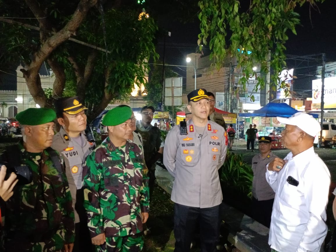 Kapolres Pekalongan Kota Pimpin Patroli Gabungan Tiga Pilar, Berantas Premanisme di Kota Pekalongan.