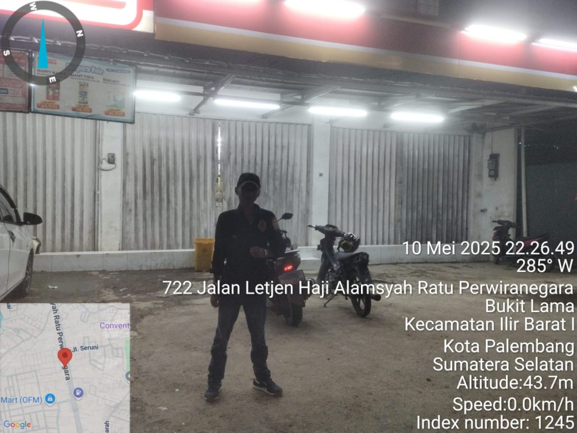 DPD Ormas Gpps kota Palembang memantau keamanan di wilaya kota Palembang