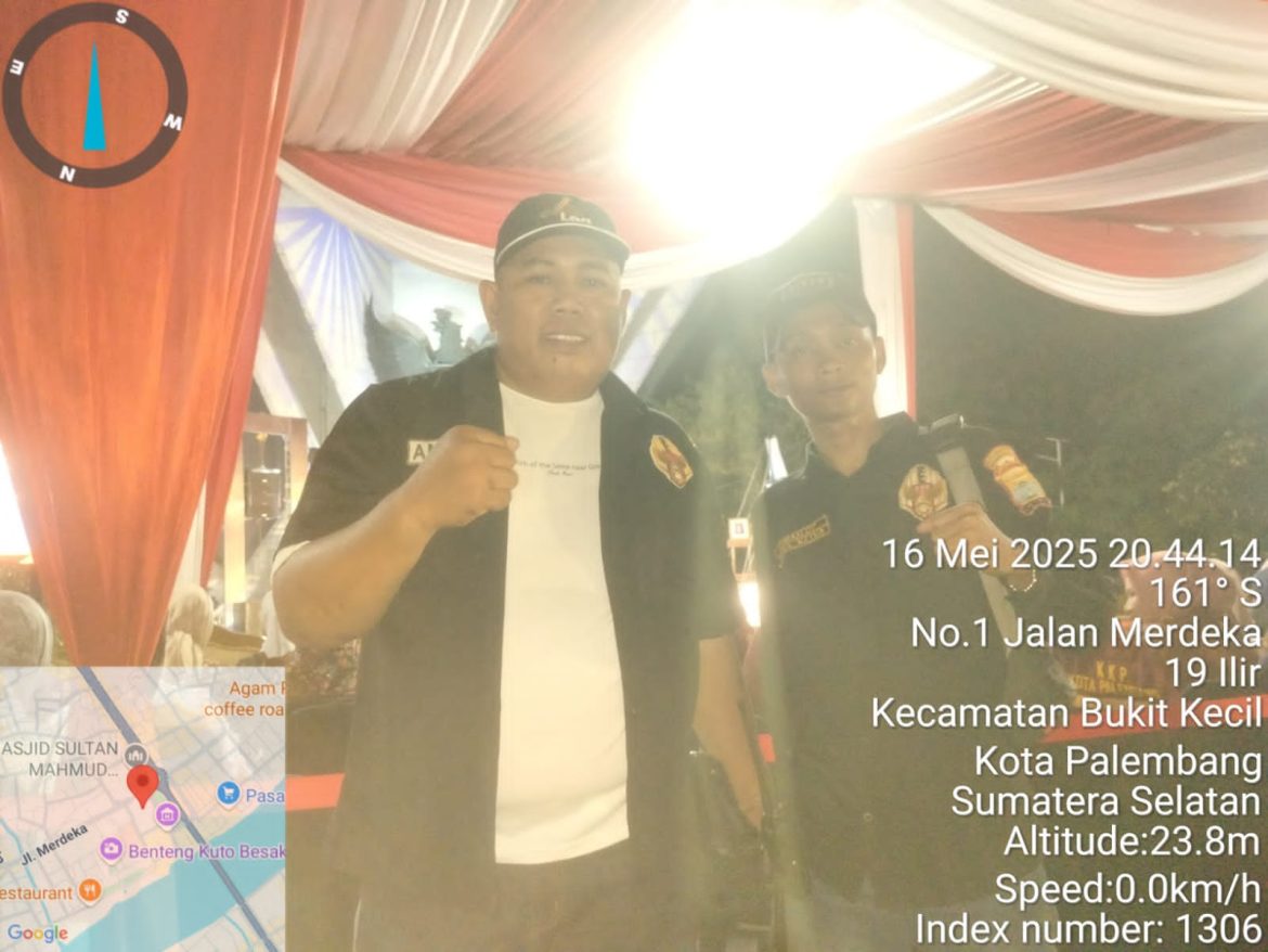 DPD Ormas Gpps kota Palembang memantau keamanan di wilaya kota Palembang