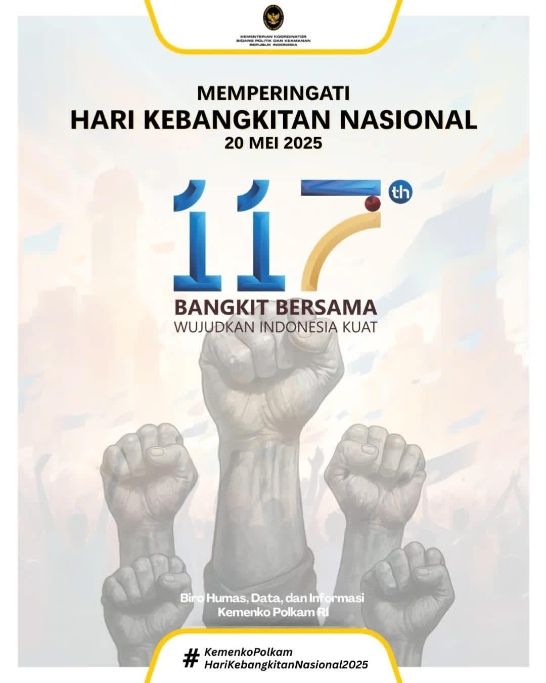 Upacara Peringatan Harkitnas, Pegawai Kemenko Polkam Diajak Maknai Arti Kebangkitan