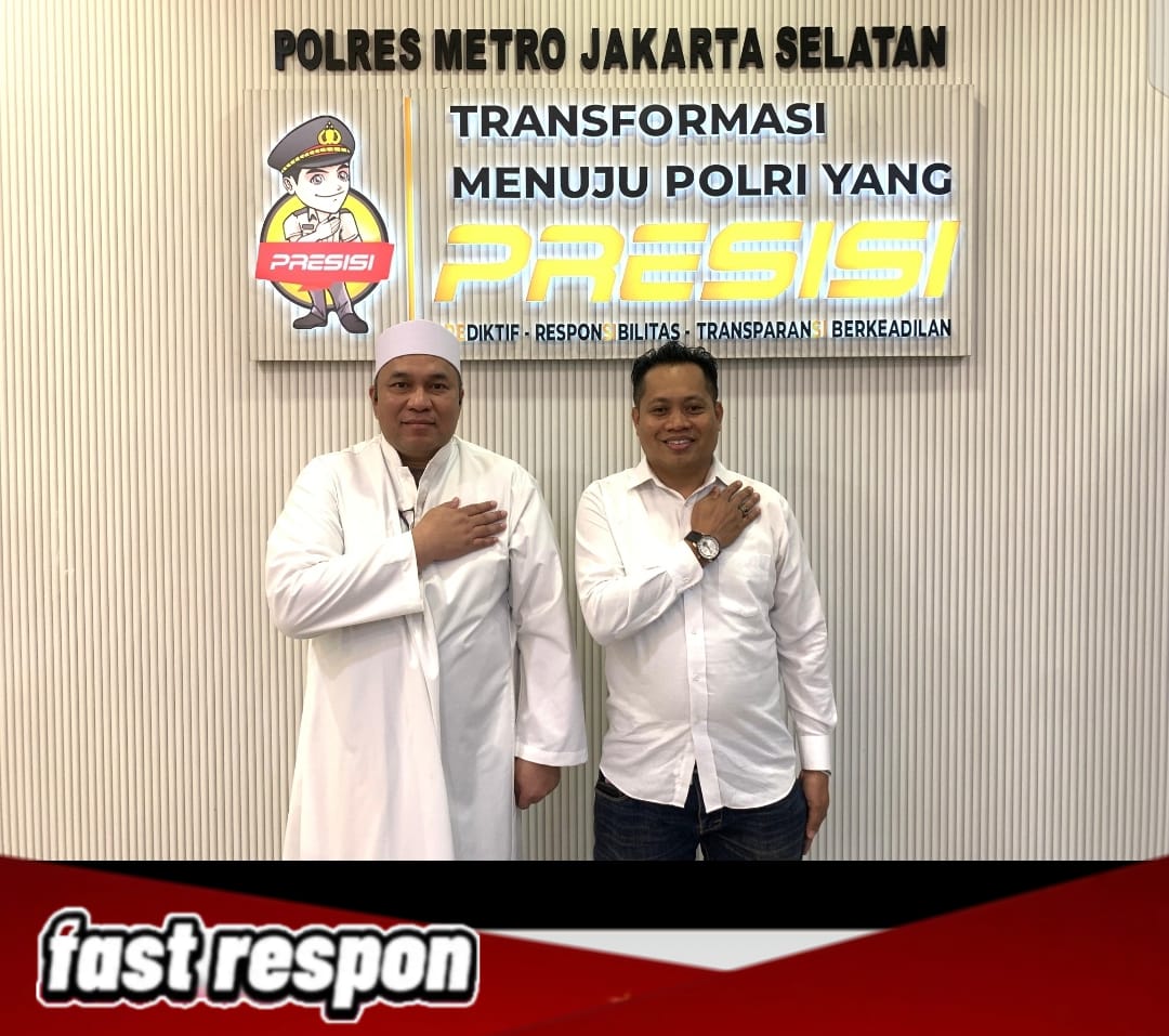 Sekertaris Jenderal (Sekjen) DPP Fast Respon, Berikan Ucapan Selamat Kepada Kapolres Metro Jakarta Selatan