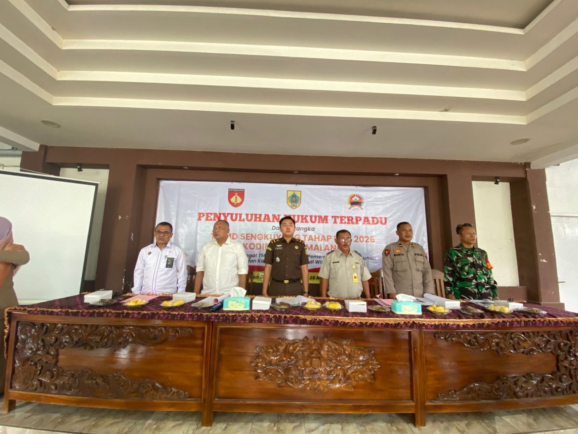 Penyuluhan Hukum Terpadu Sasaran Non Fisk TMMD Sengkuyung II Kodim Pemalang TA. 2025 Desa Bulakan