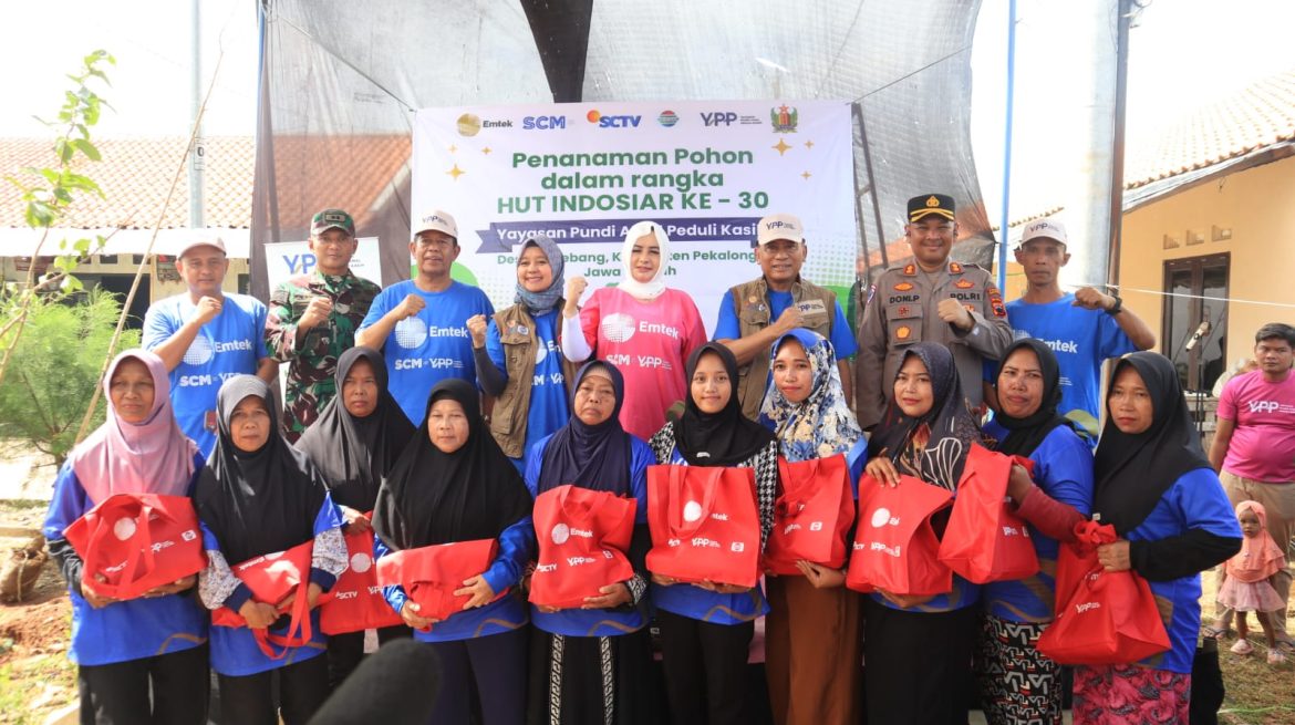 Kapolres Pekalongan Hadiri Penanaman Pohon dalam rangka HUT Indosiar ke-30
