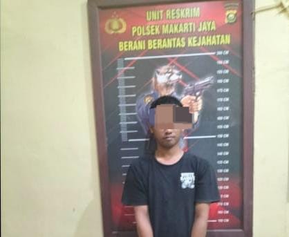 Polsek Makarti Jaya Ringkus Terduga Pelaku Penyalahgunaan Narkotika Jenis Sabu di Desa Salek Jaya