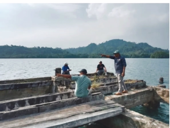 Pastikan Kelayakan Dan Keamanan Izin Trayek, Kadishub Halbar Kroscek Kondisi Fisik Pelabuhan Dodinga