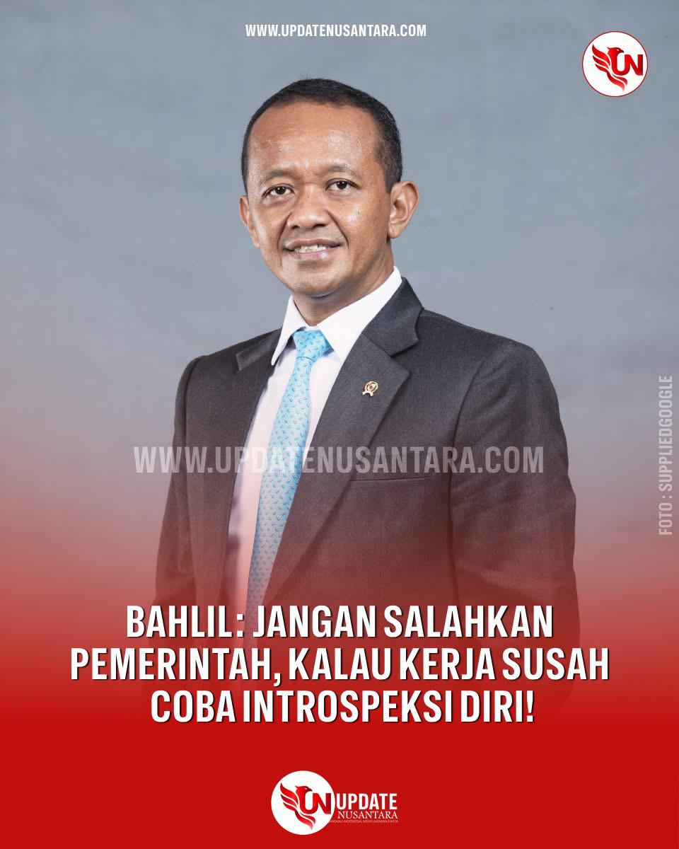 Bahlil: Lapangan Kerja Banyak, Tapi SDM Harus Siap dan Jangan Kufur Nikmat   