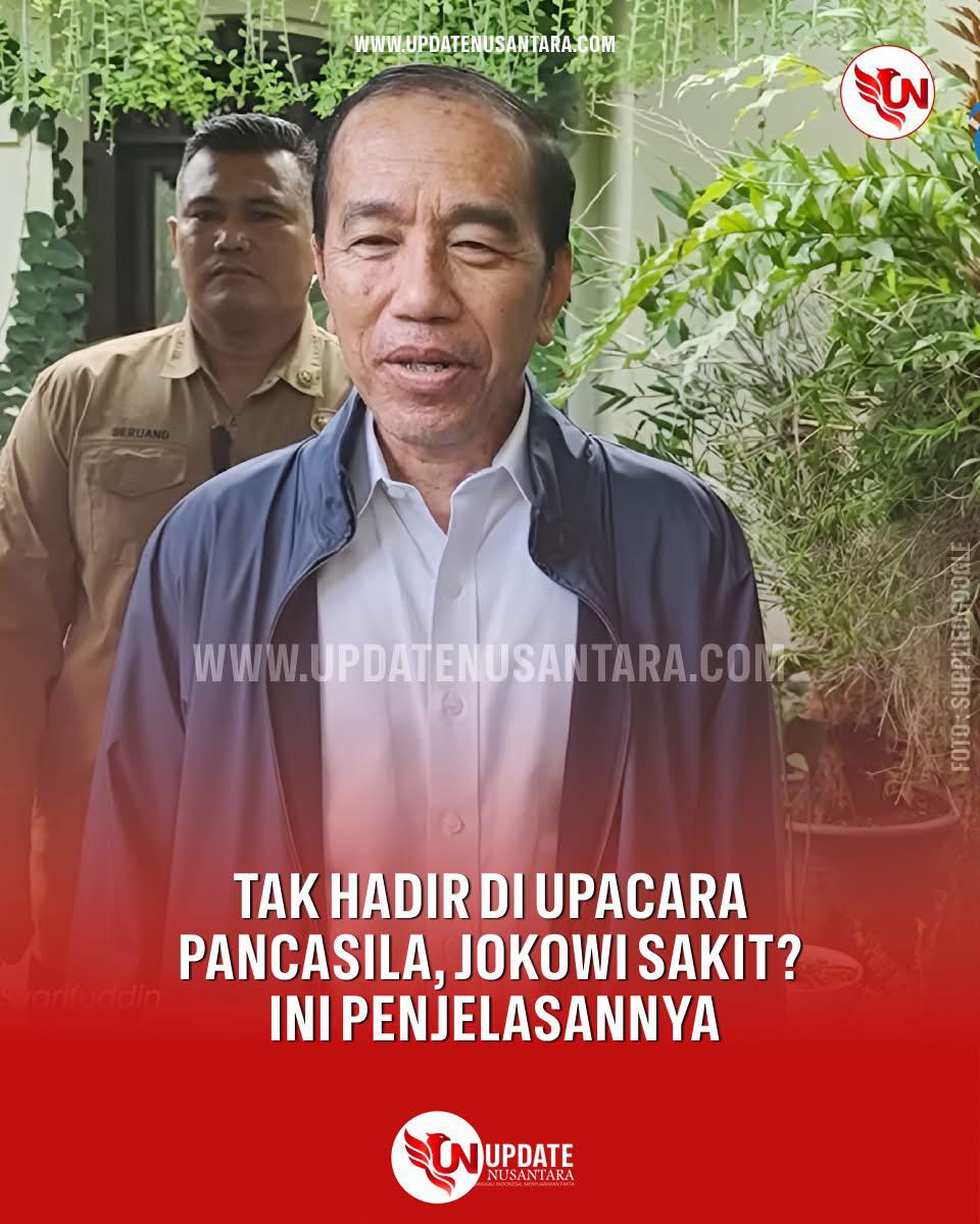 Jokowi Absen di Upacara Harlah Pancasila, Ini Alasannya   