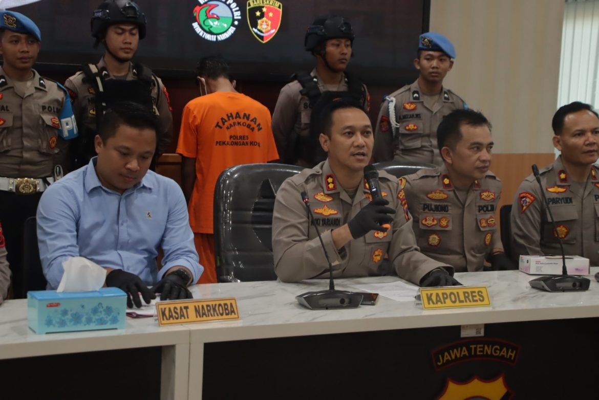 Satresnarkoba Polres Pekalongan Kota Kembali Berhasil Menggagalkan Peredaran 3 Kg Ganja