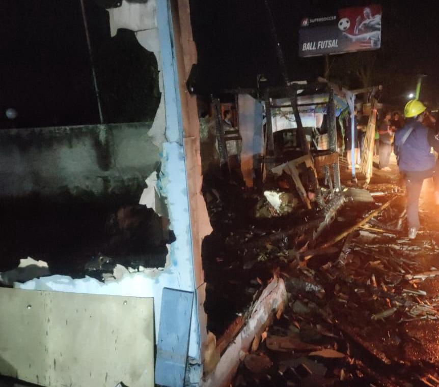 Polisi Amankan TKP Kebakaran, Kerugian Capai Rp 25 Juta   