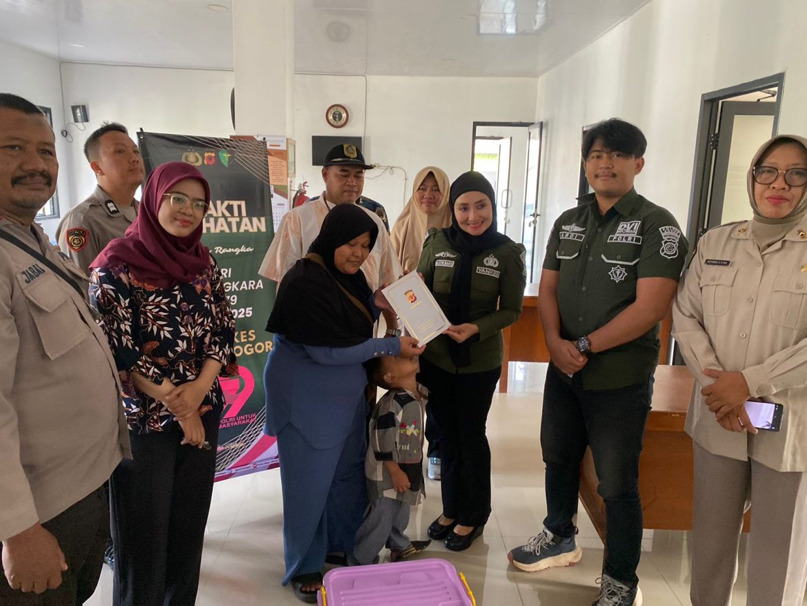 Polres Bogor Gelar Bhakti Kesehatan Pencegahan Stunting dalam Rangka HUT Bhayangkara ke-79   