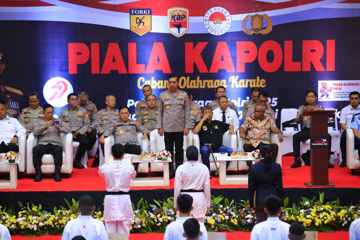 Kabareskrim Buka Kejuaraan Karate Piala Kapolri 2025 Dikuti 284 Atlet   