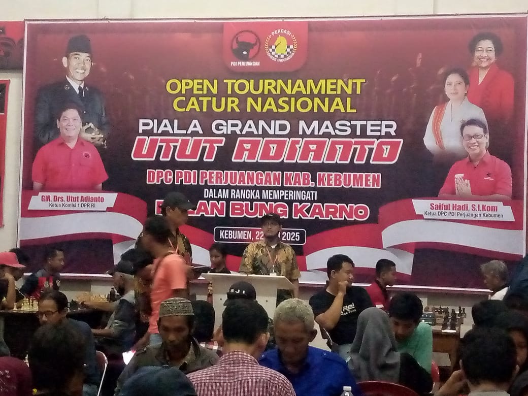 KEBUMEN Menjadi Ajang CATUR Tingkat Nasional Piala GRAND MASTER