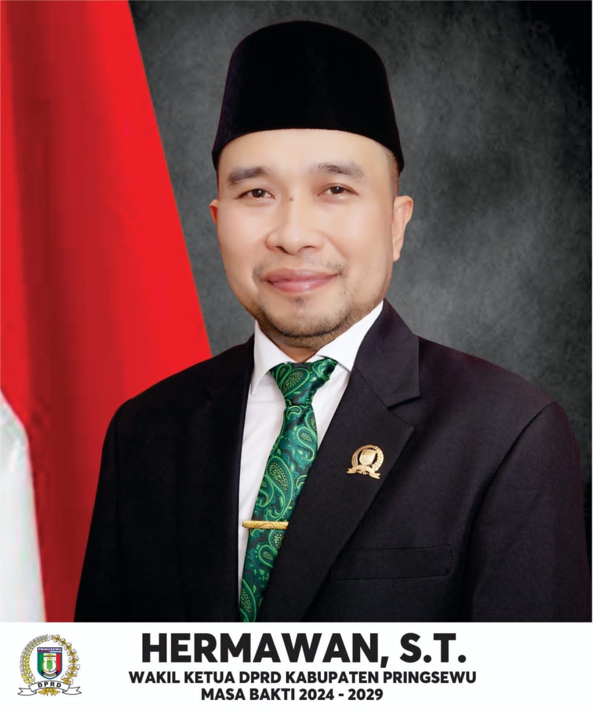 Wakil Ketua DPRD Kabupaten Pringsewu, Hermawan, S.T, Ucapkan Selamat Hari Bhayangkara ke-79