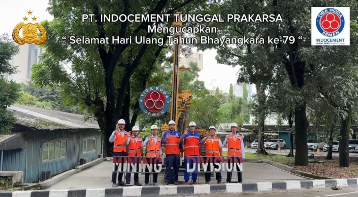 PT Indocement Tunggal Prakarsa Ucapkan Selamat Hari Ulang Tahun Bhayangkara ke-79   