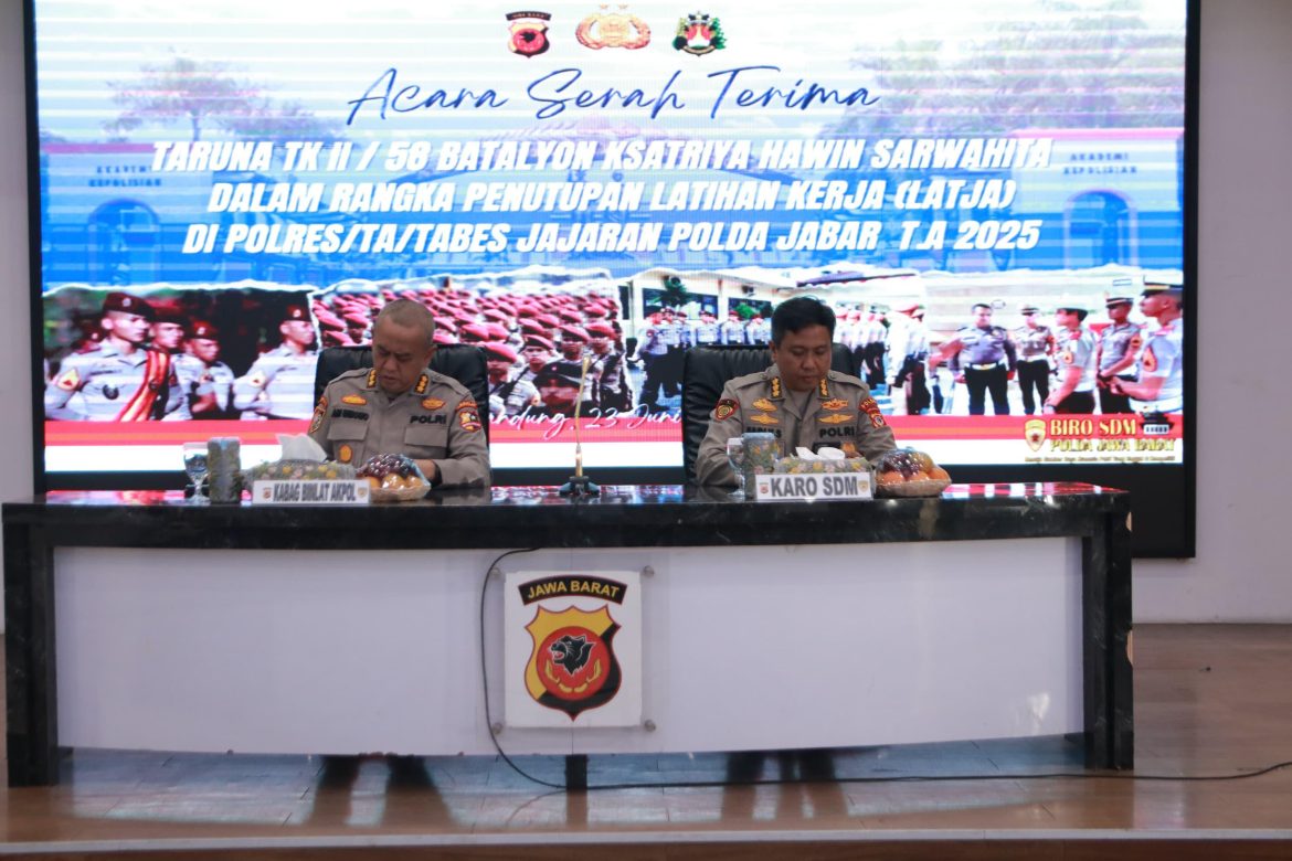 PENYERAHAN KEMBALI TARUNA TK II ANGKATAN 58   