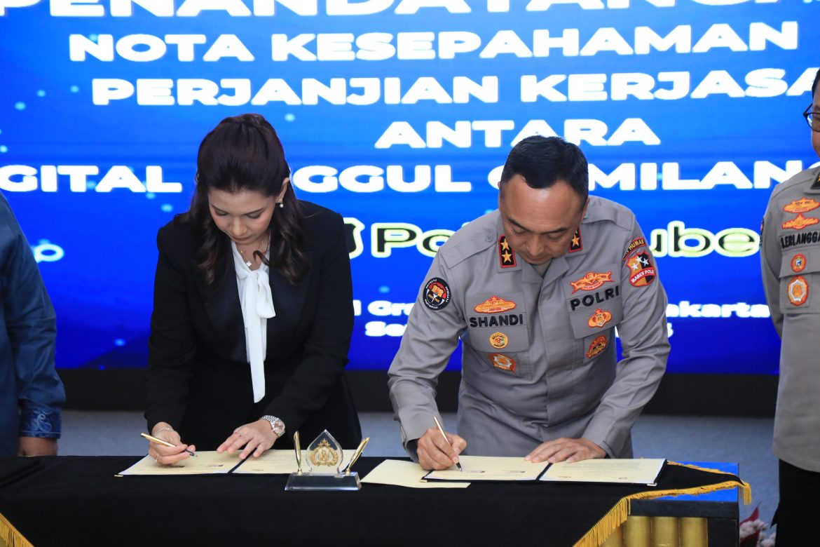 Canangkan Policetube, Polri Gandeng PT Digital Unggul Gemilang   