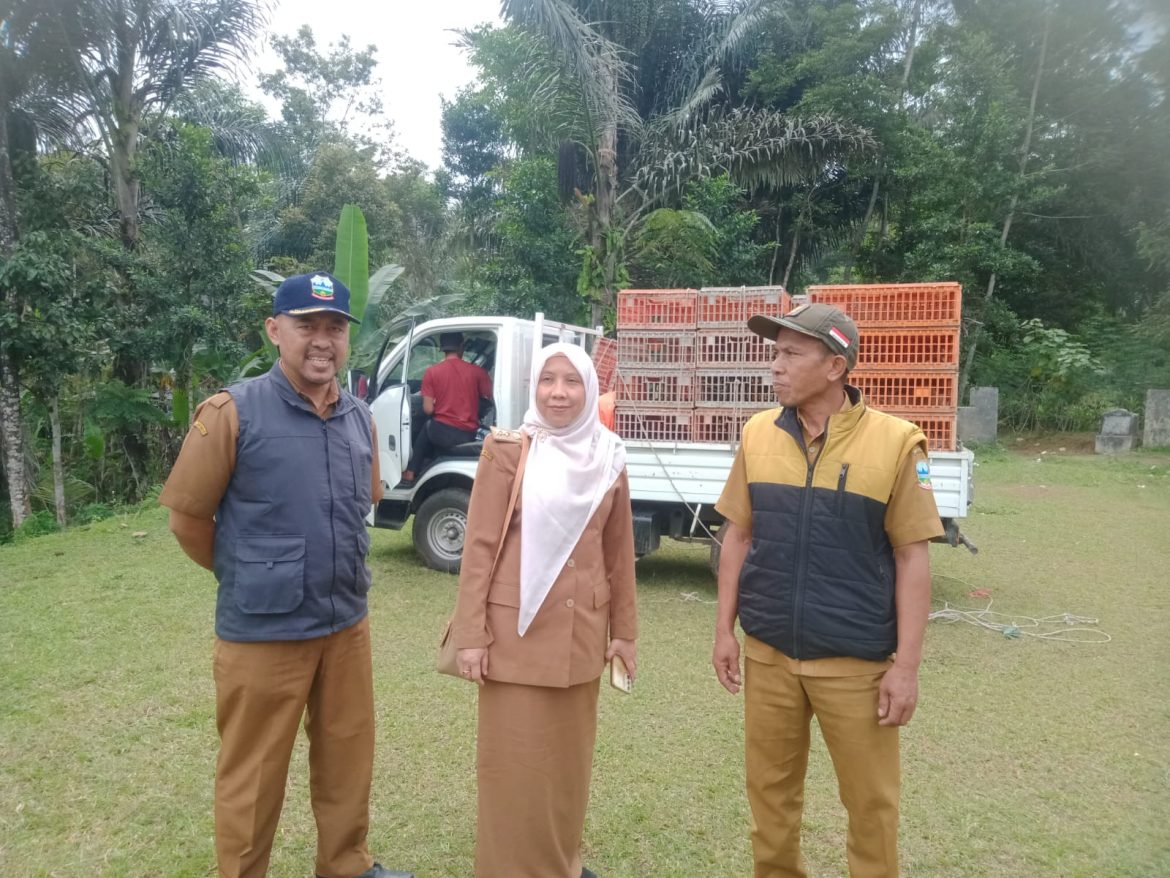 Dinas Ketahanan Pangan Salurkan 200 Ekor Itik ke Desa Jayabakti