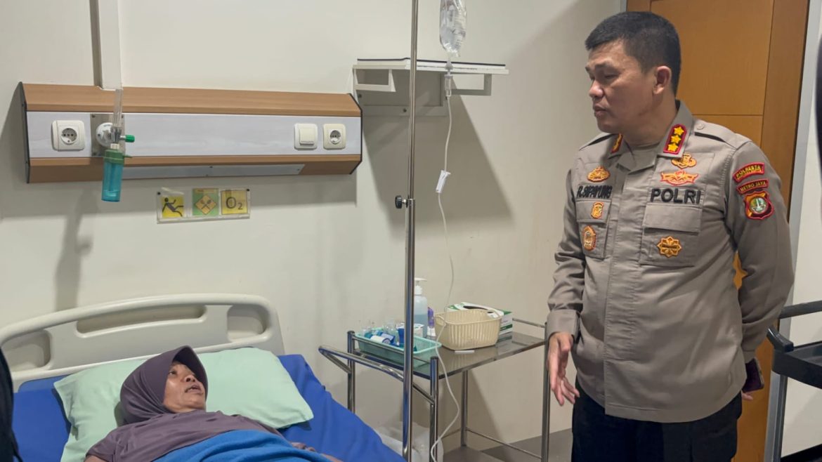 Polresta Bandara Soekarno Hatta Berikan Bantuan Kesehatan Kepada Istri si Kakek Pencuri HP   