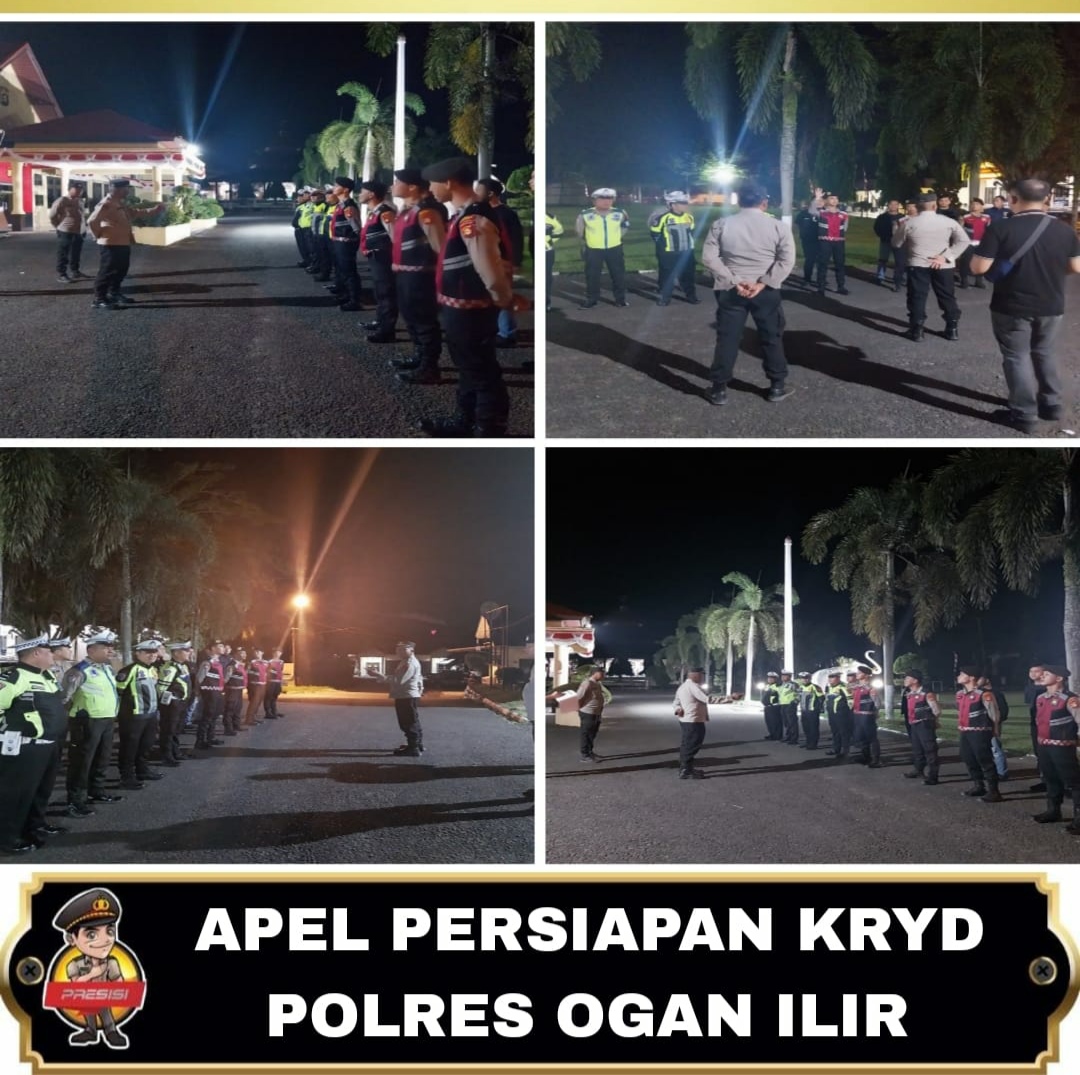 KRYD Malam Libur, Polres Ogan Ilir Gelar Patroli dan Razia Antisipasi Gangguan Kamtibmas