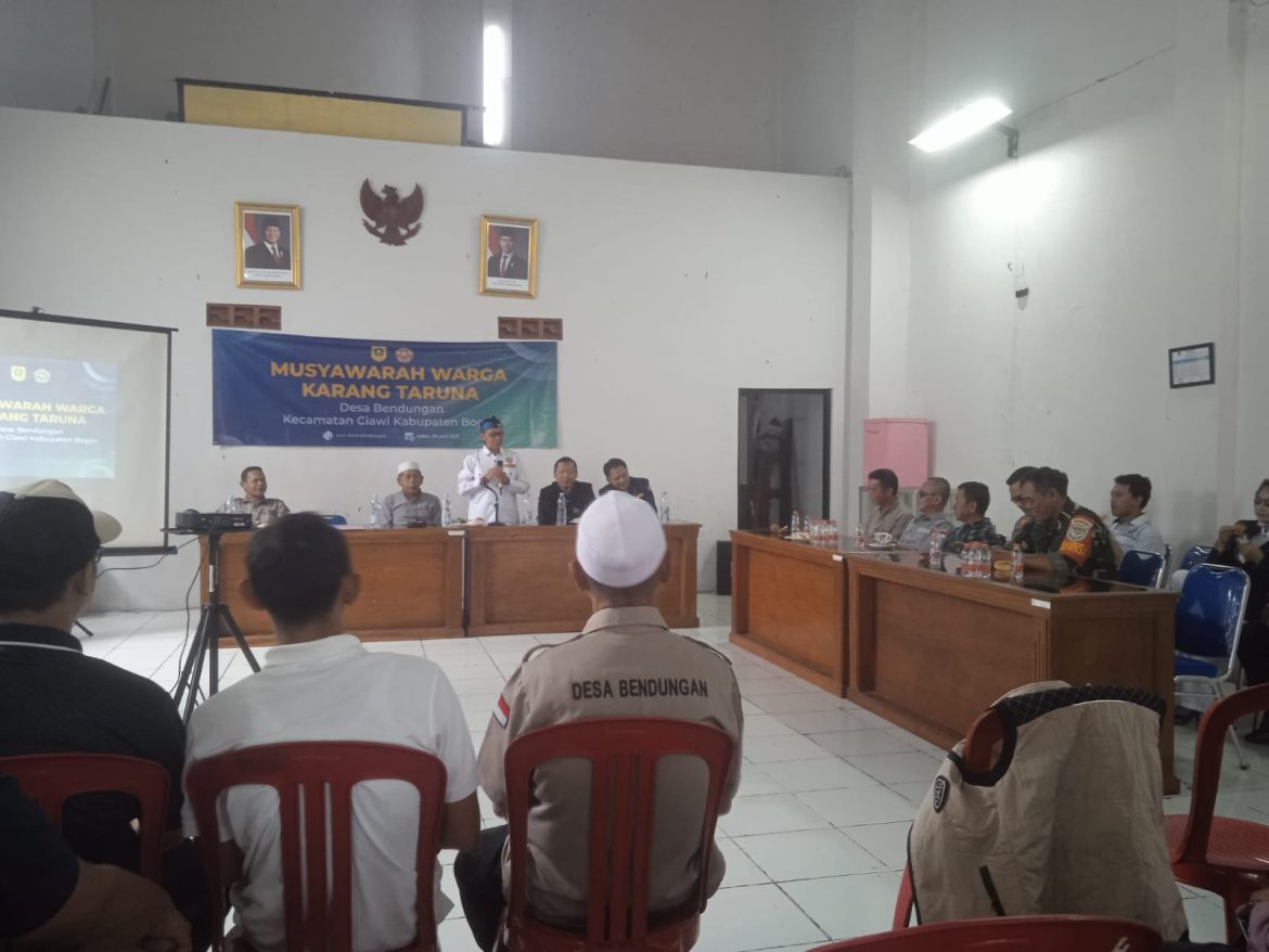 Bhabinkamtibmas Desa Bendungan Hadiri Musyawarah Warga Karang Taruna, Dorong Sinergi Ciptakan Kamtibmas   