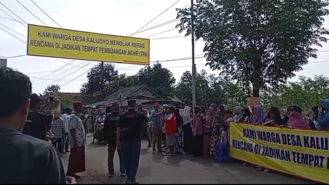 Warga Desa Kalijoyo Tolak Pembangunan TPA, Dikhawatirkan Cemari Lingkungan*