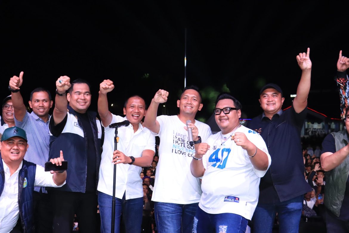 Kapolres Bogor Dan Forkopimda Hadiri Pesta Rakyat Dalam Rangka Hari Bhayangkara Ke 79 Di Lapangan Tegar Beriman   