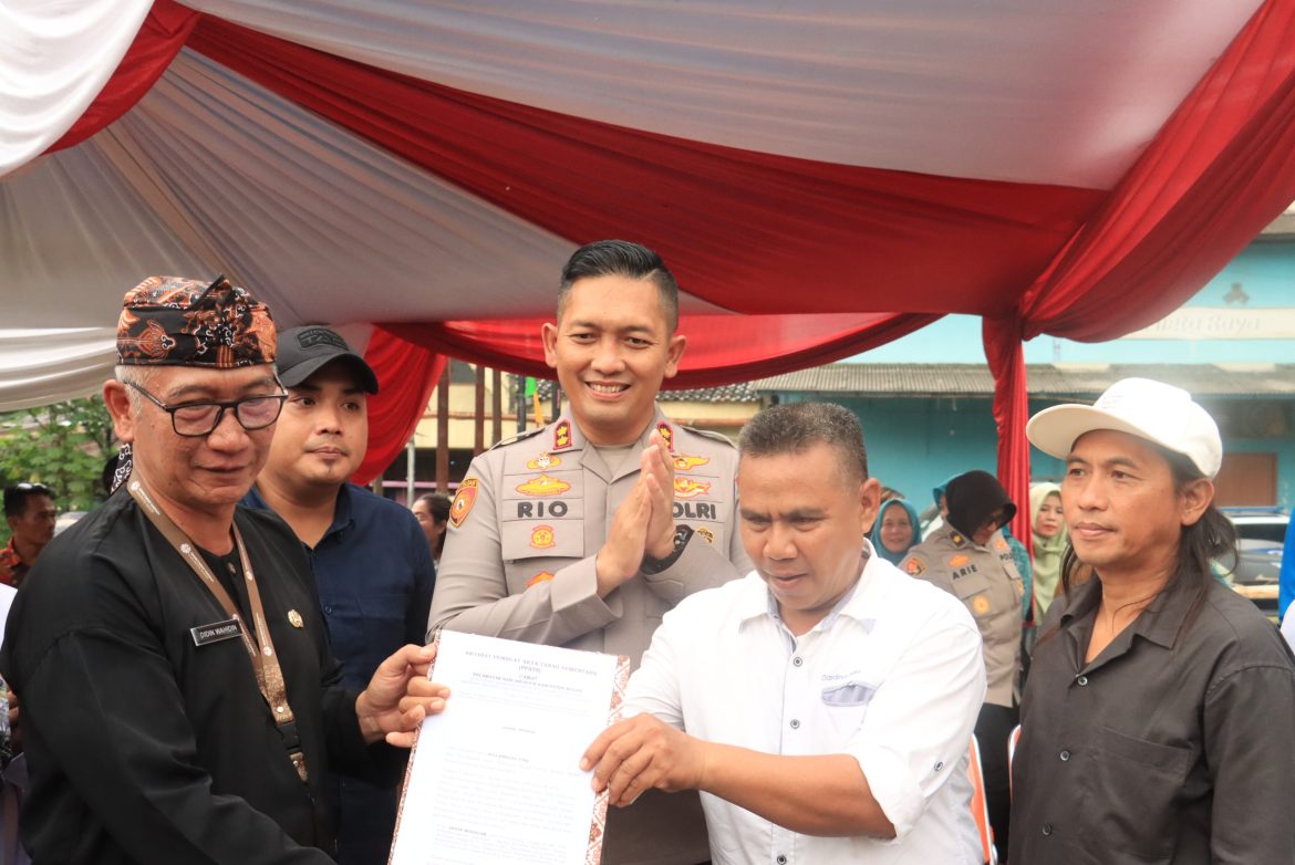Kapolres Bogor AKBP Rio Wahyu Anggoro, S.H., S.I.K., M.H. Melaksanakan Peninjauan Lokasi Pembangunan Kantor Baru Polsek Rancabungur   