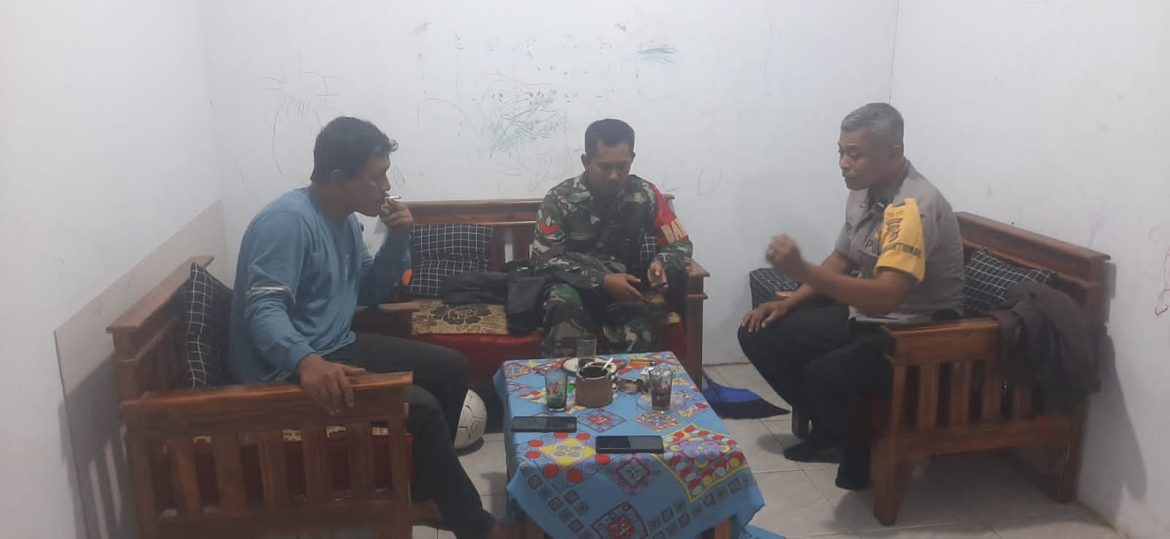 Bhabinkamtibmas Polsek Parung Bersinergi dengan TNI Jalin Kedekatan dengan Warga Desa Binaan, Ajak Cegah Tawuran dan Peredaran Narkoba   