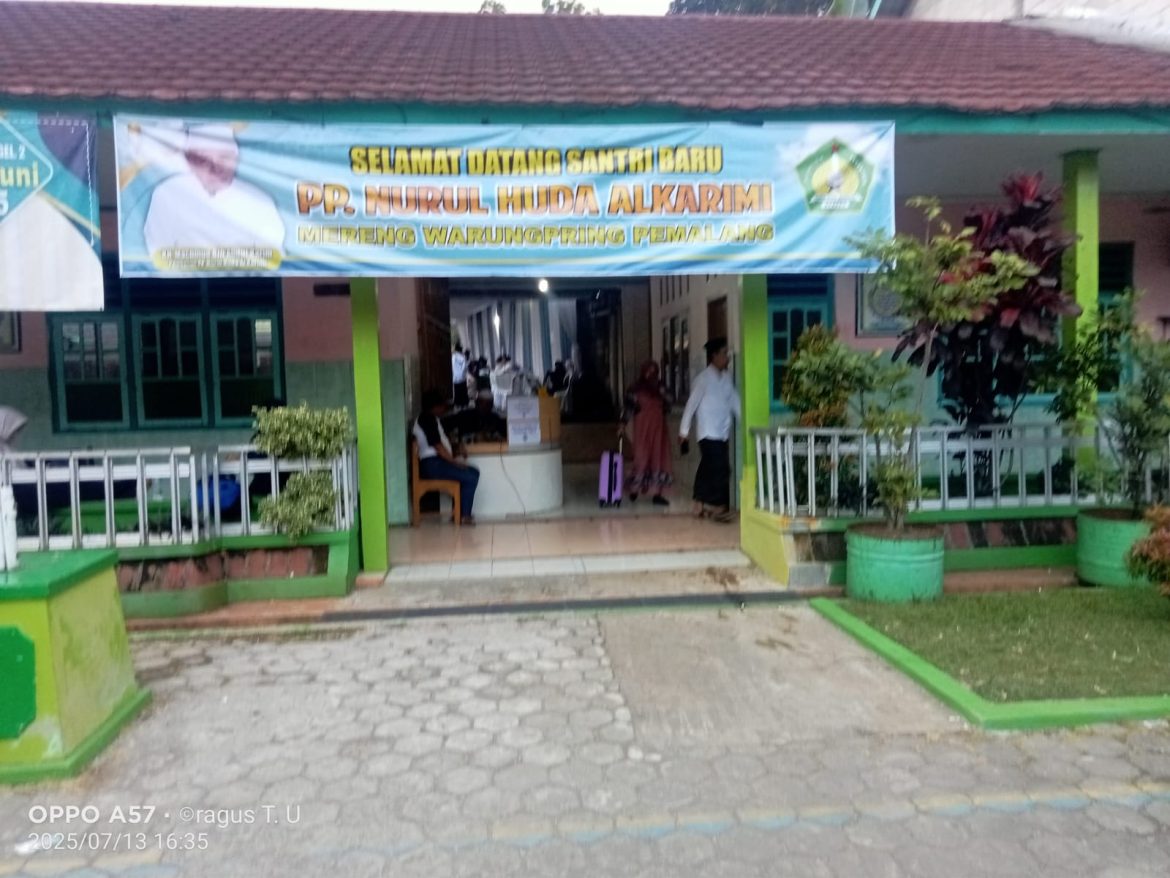 Pondok Pesantren Nurul Huda Al Karimi Terima Kedatangan Santri Baru Tahun Ajaran 2025/2026
