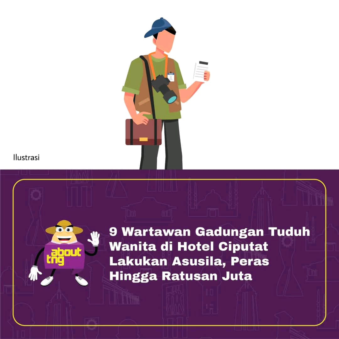 Polda Metro Jaya Mengamankan Sebanyak 9 Wartawan Gadungan Yang Terbukti Melakukan Pemerasan Terhadap Seorang Wanita Berinisial N.   