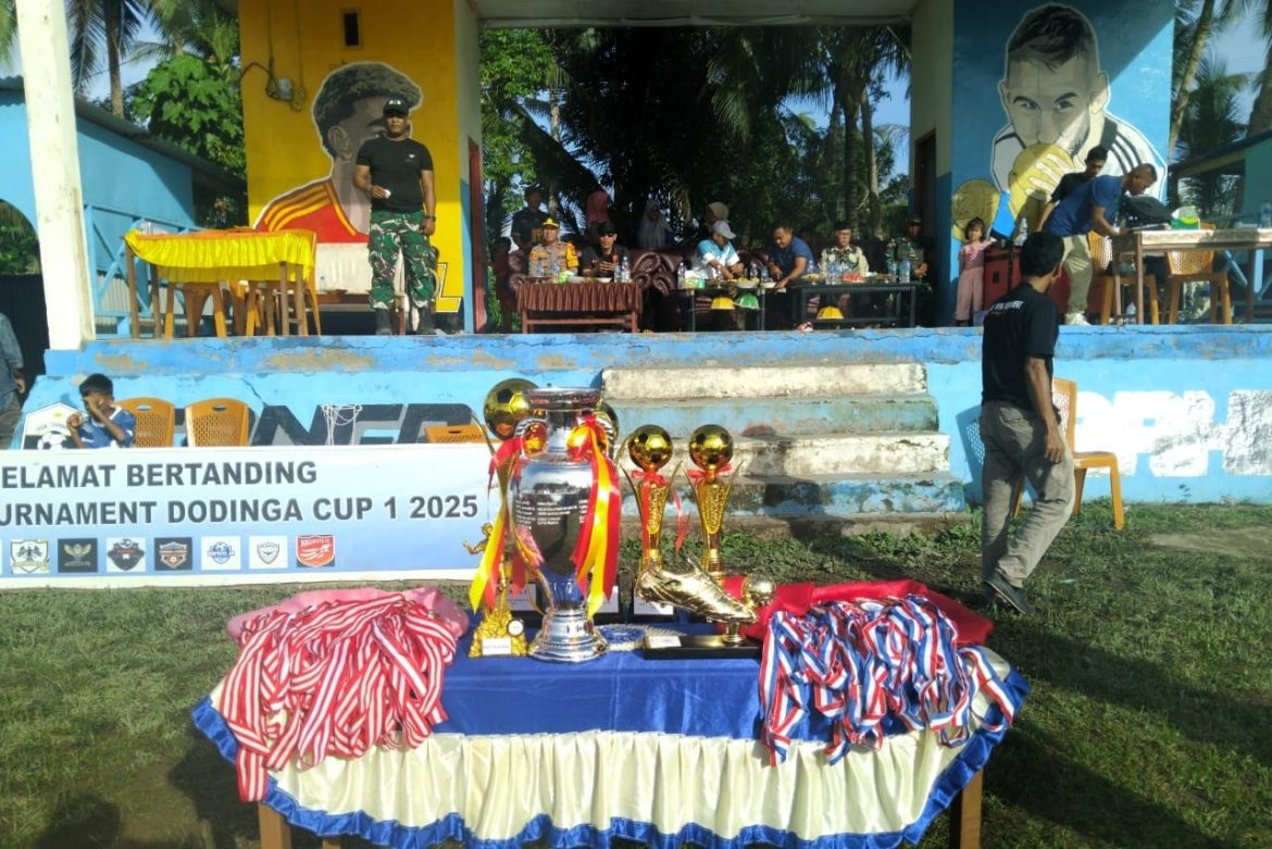 Open Turnamen  Dodinga CUP I Resmi Ditutup, Tim  Rajawali FC Keluar sebagai Juara