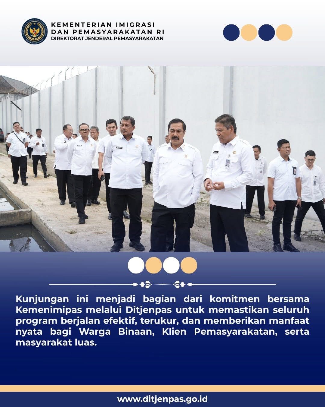 Tinjau Lapas Garut, Menteri Imipas Tekankan Pembangunan Jejaring dan Kemandirian Ekonomi Warga Binaan   