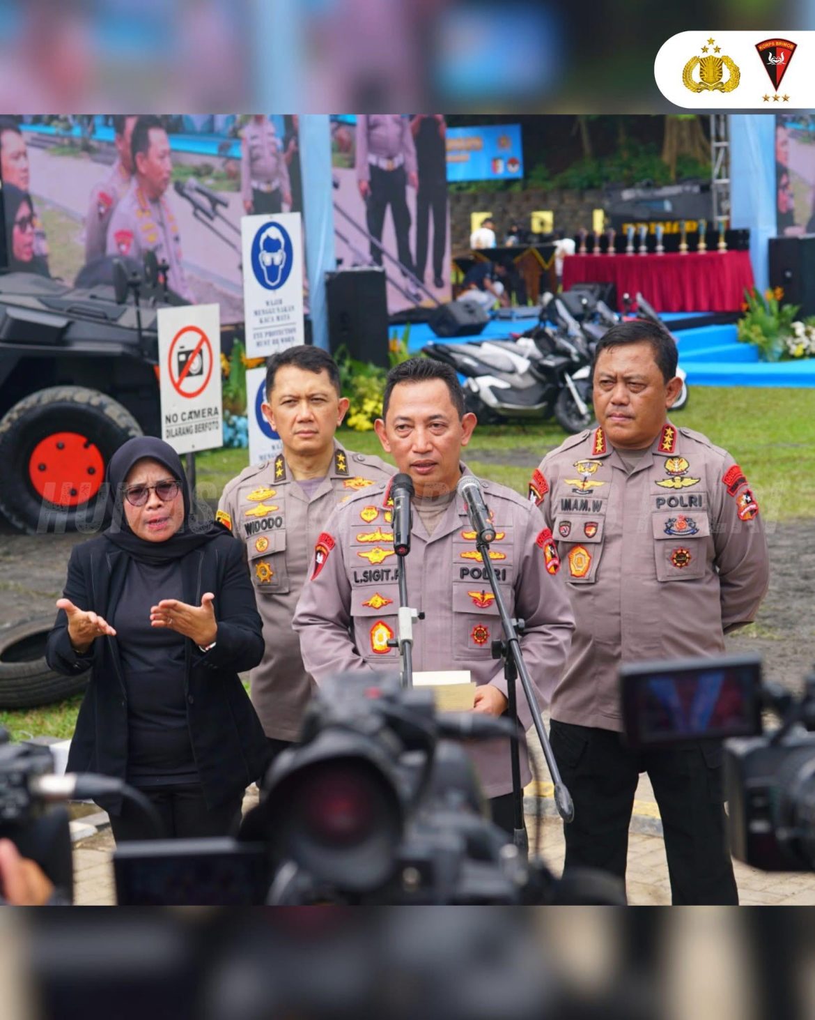 Kapolri Buka Kejuaraan Menembak dan Resmikan Lapangan Tembak Presisi Hoegeng Iman Santoso Mako Korbrimob Polri   
