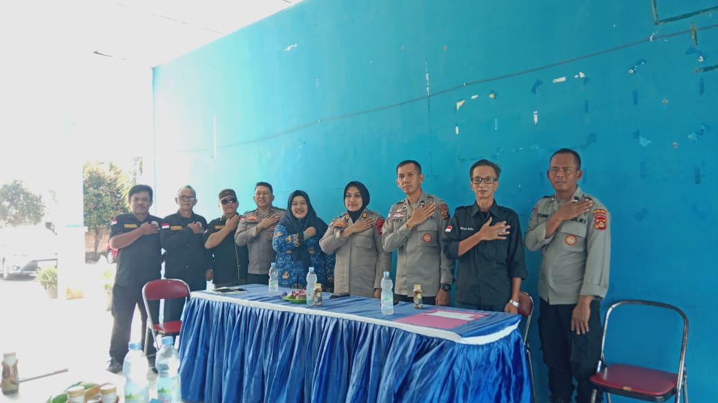 Sambut MPLS, Satbinmas Polda Sumsel, Beserta BNN, Beri Penyuluhan kepada Siswa Baru SMA N 3 Banyu Asin 1.