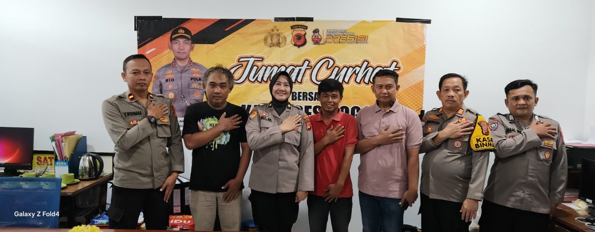 Melalui Jum’at Curhat, Polres Bogor Serap Aspirasi dan Beri Solusi   