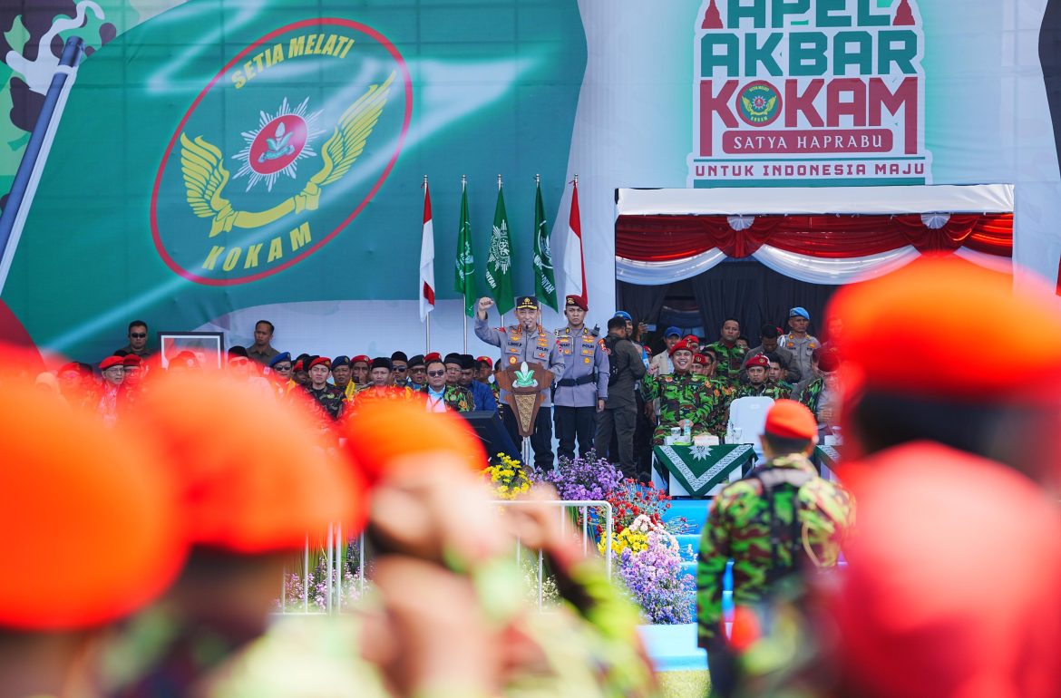 Kapolri Pimpin Apel Akbar Kokam, Perkuat Sinergitas Dukung Program Pemerintah   