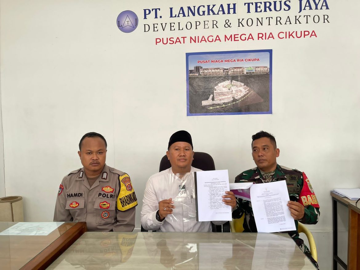 Kades Cikupa : Kolaborasi Proyek Pusat Niaga Bersama PT.Langkah Terus Jaya Untuk BUMDES Dan Peningkatan Ekonomi Masyarakat Cikupa   