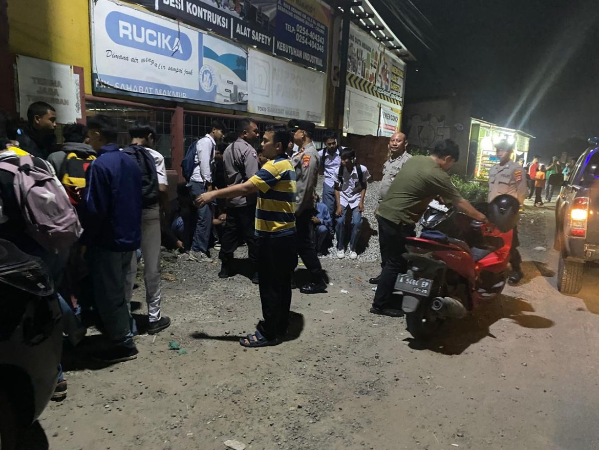 Polsek Cikande Antisipasi Terjadinya Aksi Kenakalan Remaja   