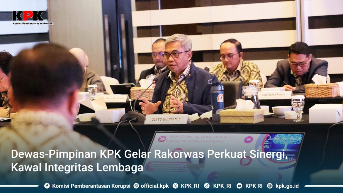 Rapat Dewan Pengawas KPK di Auditorium Randy Yusuf, Gedung Pusat Edukasi Antikorupsi (ACLC) KPK   