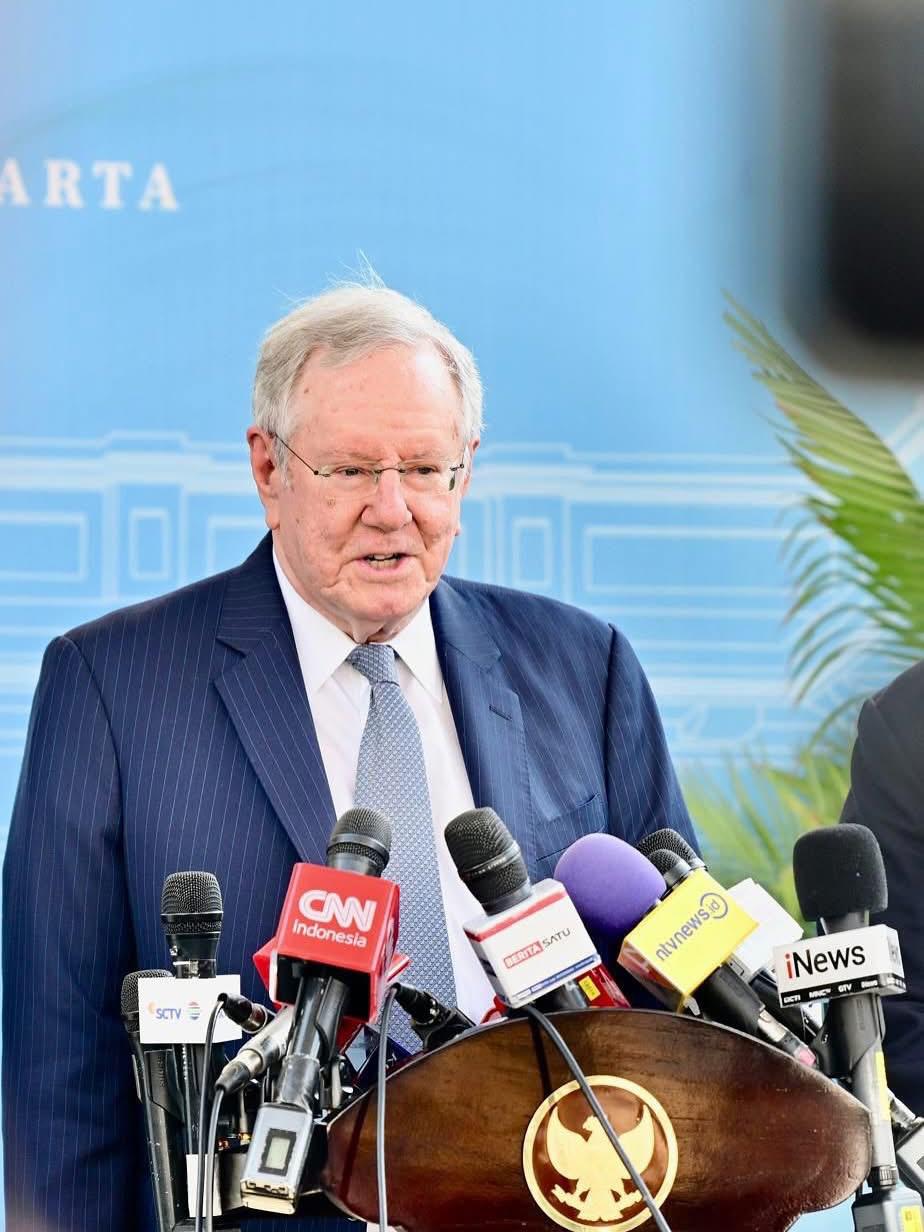Presiden Republik Indonesia Prabowo Subianto menerima Kunjungan Steve Forbes, Chairman & Editor-in-Chief Forbes Media
