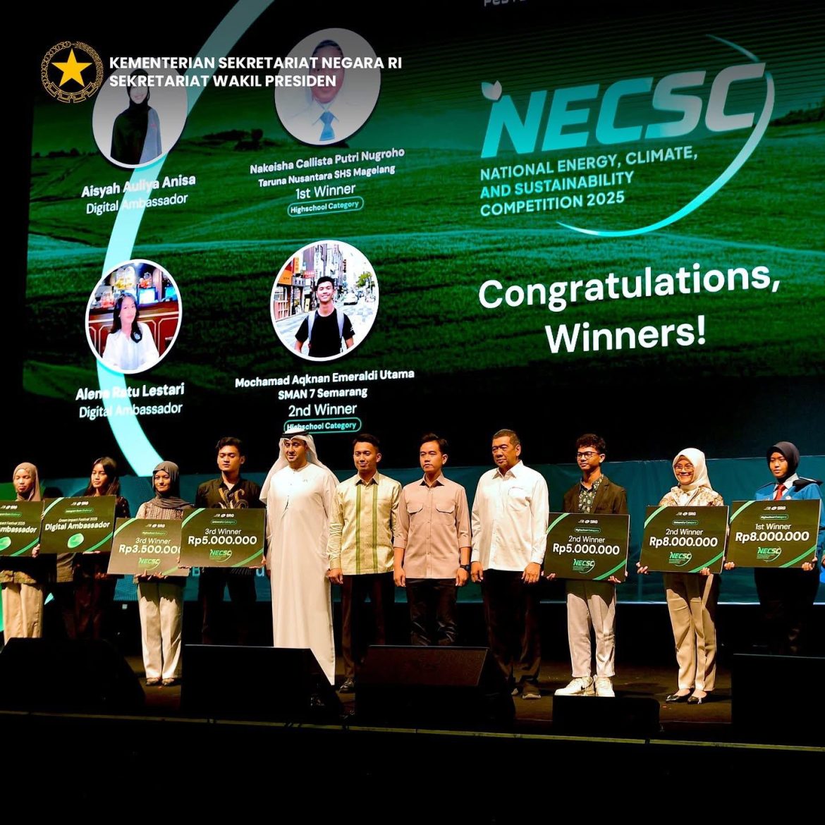 Mas Wapres Gibran Rakabuming Menghadiri Acara Puncak Green Impact Festival 2025   