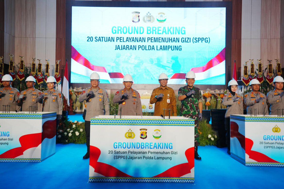 Komitmen Dukung Program MBG, Kapolri Resmikan 20 SPPG Jajaran Polda Lampung    