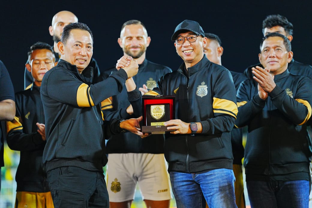 Launching Bhayangkara Presisi Lampung FC, Kapolri Ingatkan Semangat Persatuan   
