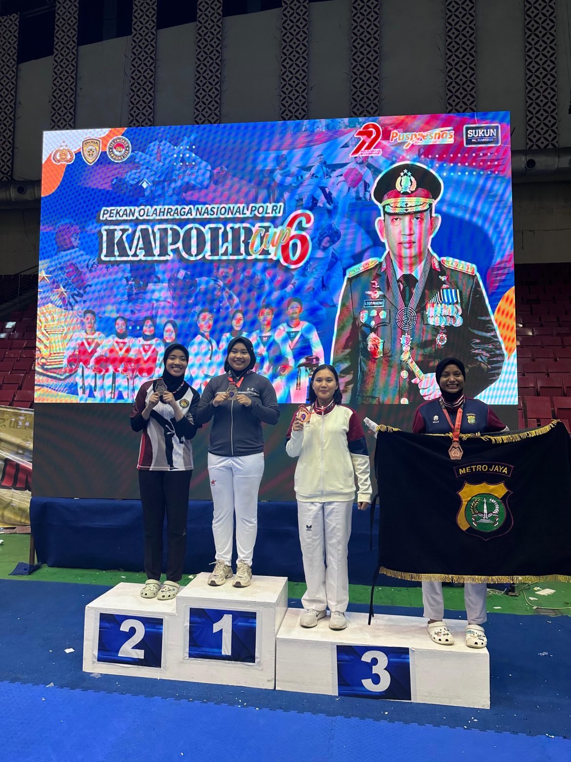 Kontingen Polda Jabar Raih Juara Umum III di Kejuaraan Taekwondo Kapolri Cup 6 Tahun 2025   