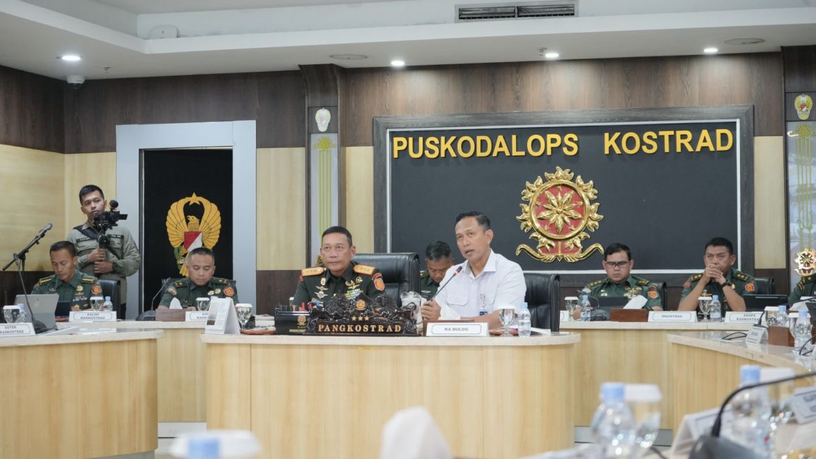 Perum BULOG dan Kostrad Perkuat Sinergi Distribusi Pangan Jaga Stabilisasi Harga dan Pasokan
