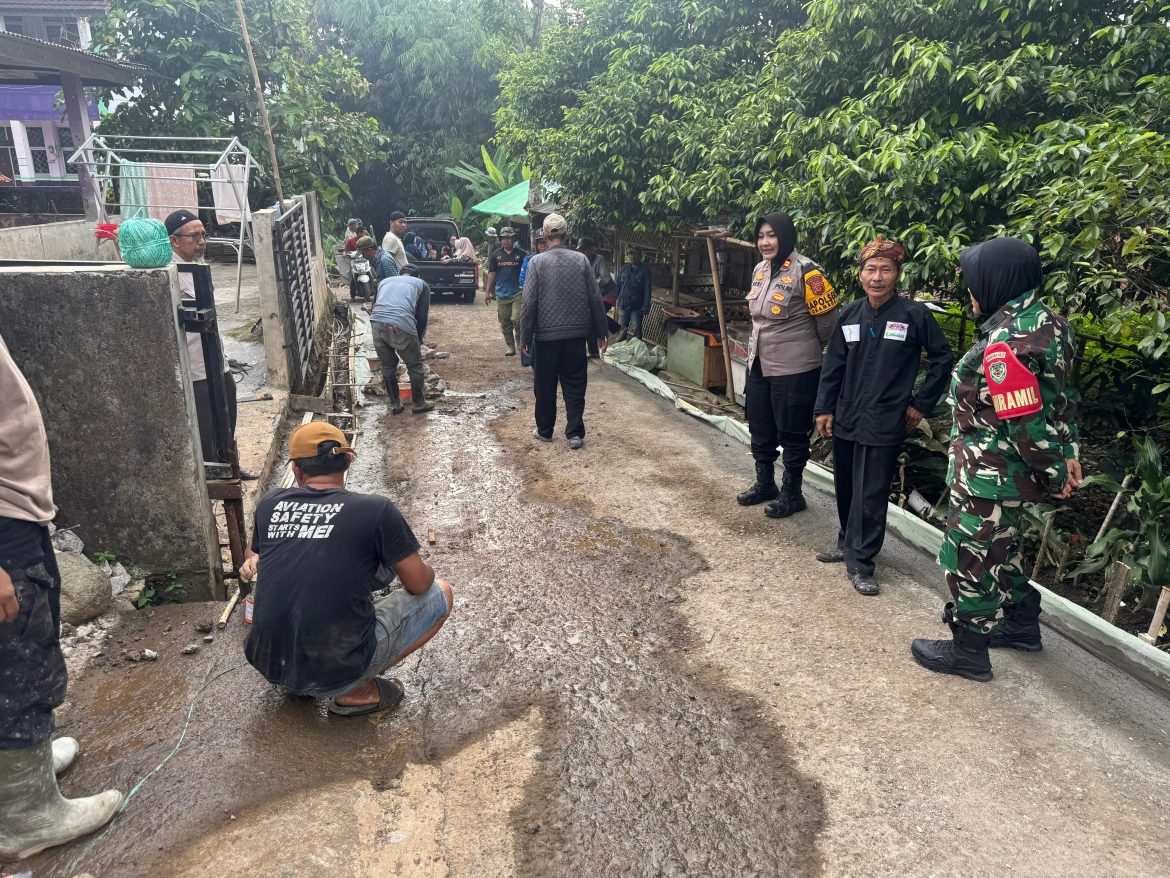 Kapolsek Dramaga Bersama Danramil Kec Ciomas Ajak Jaga Kondusifitas Wilayah Hukum Polsek Dramaga   